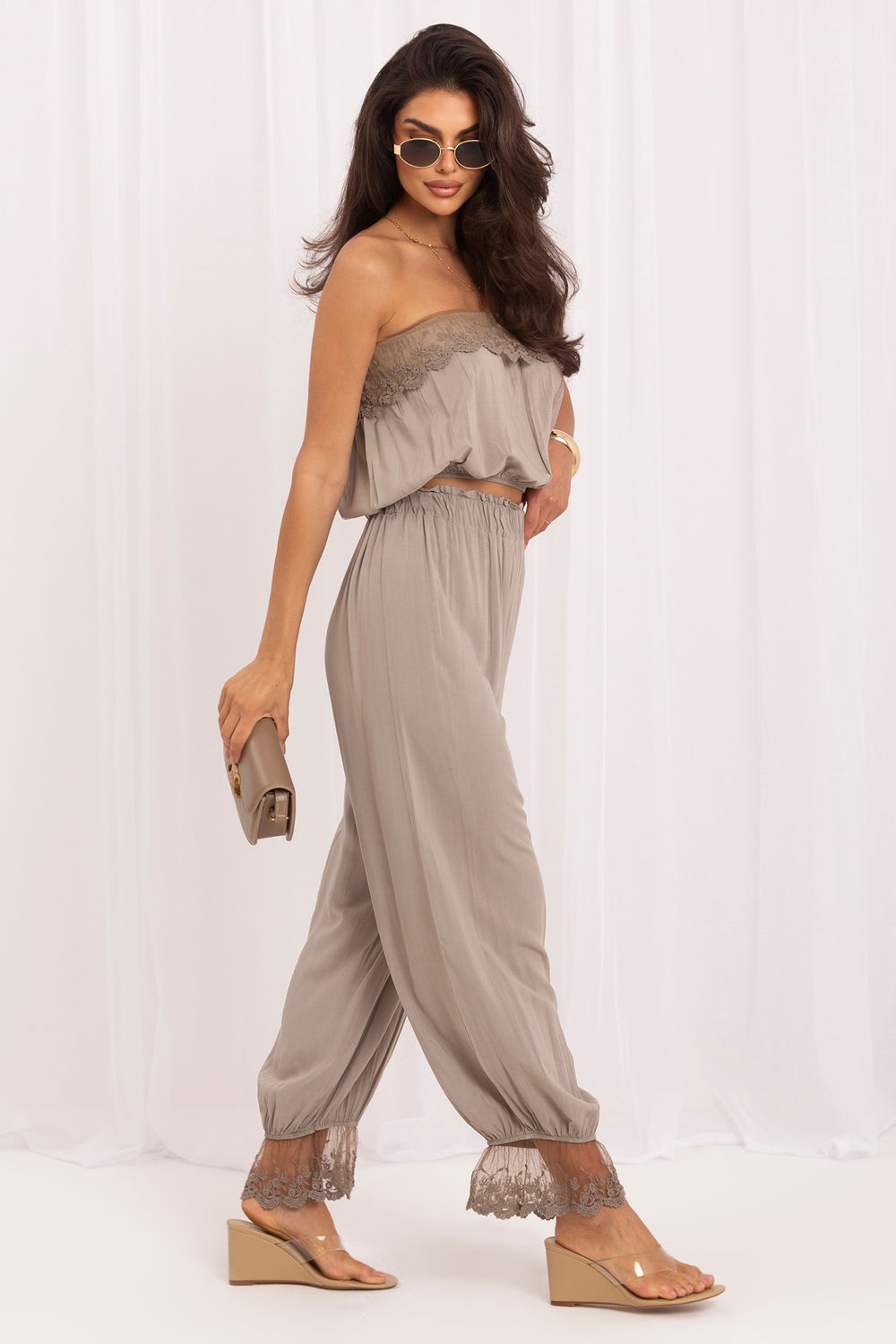 Lace trousers