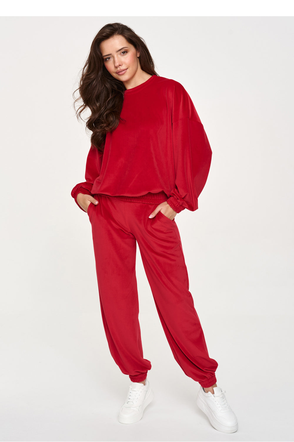 Velour trousers