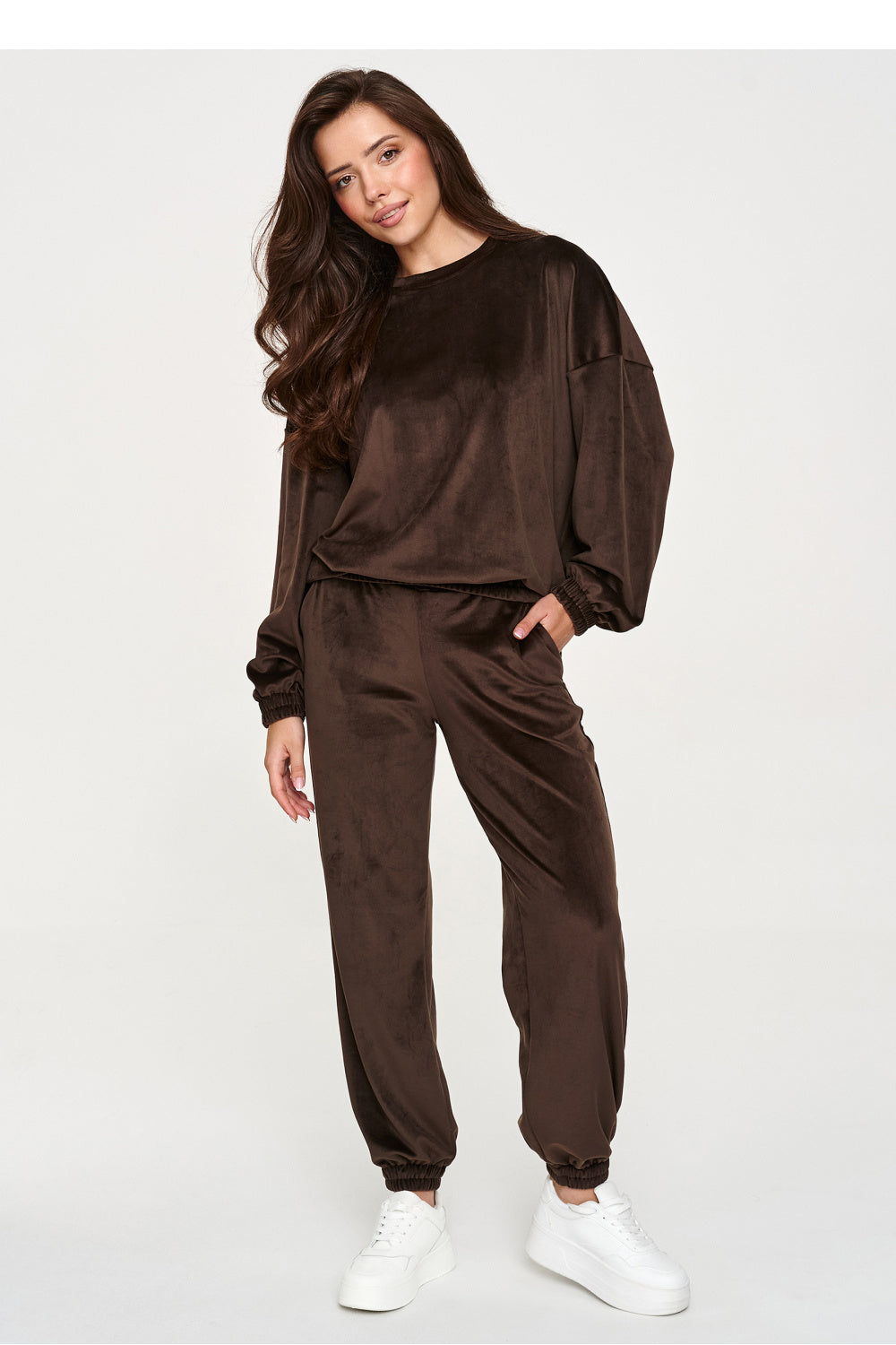 Velour trousers