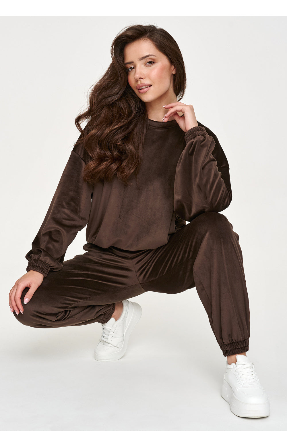 Velour trousers