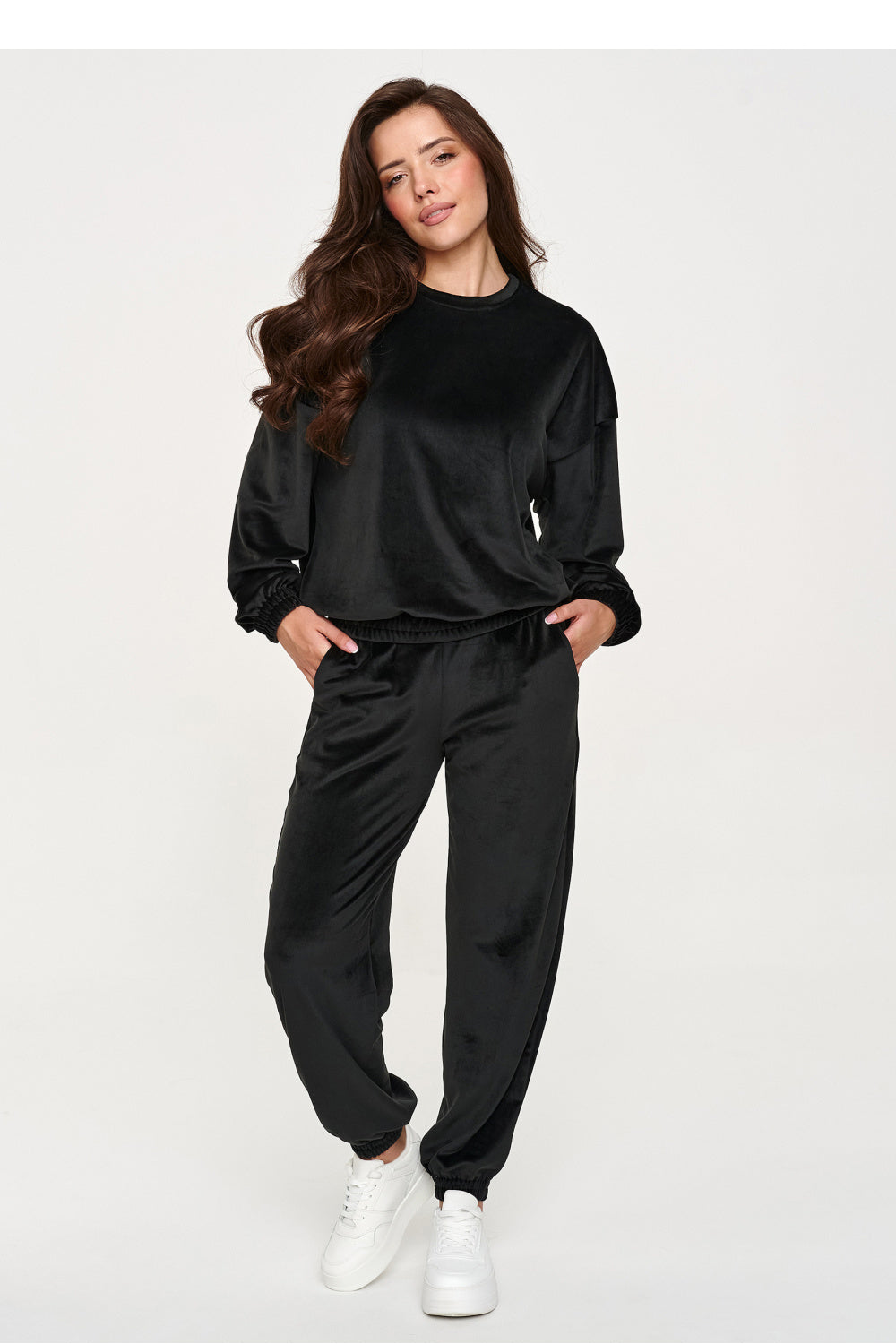 Velour trousers