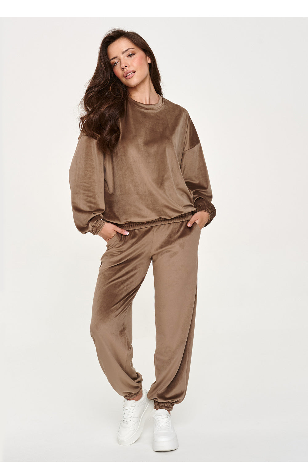 Velour trousers
