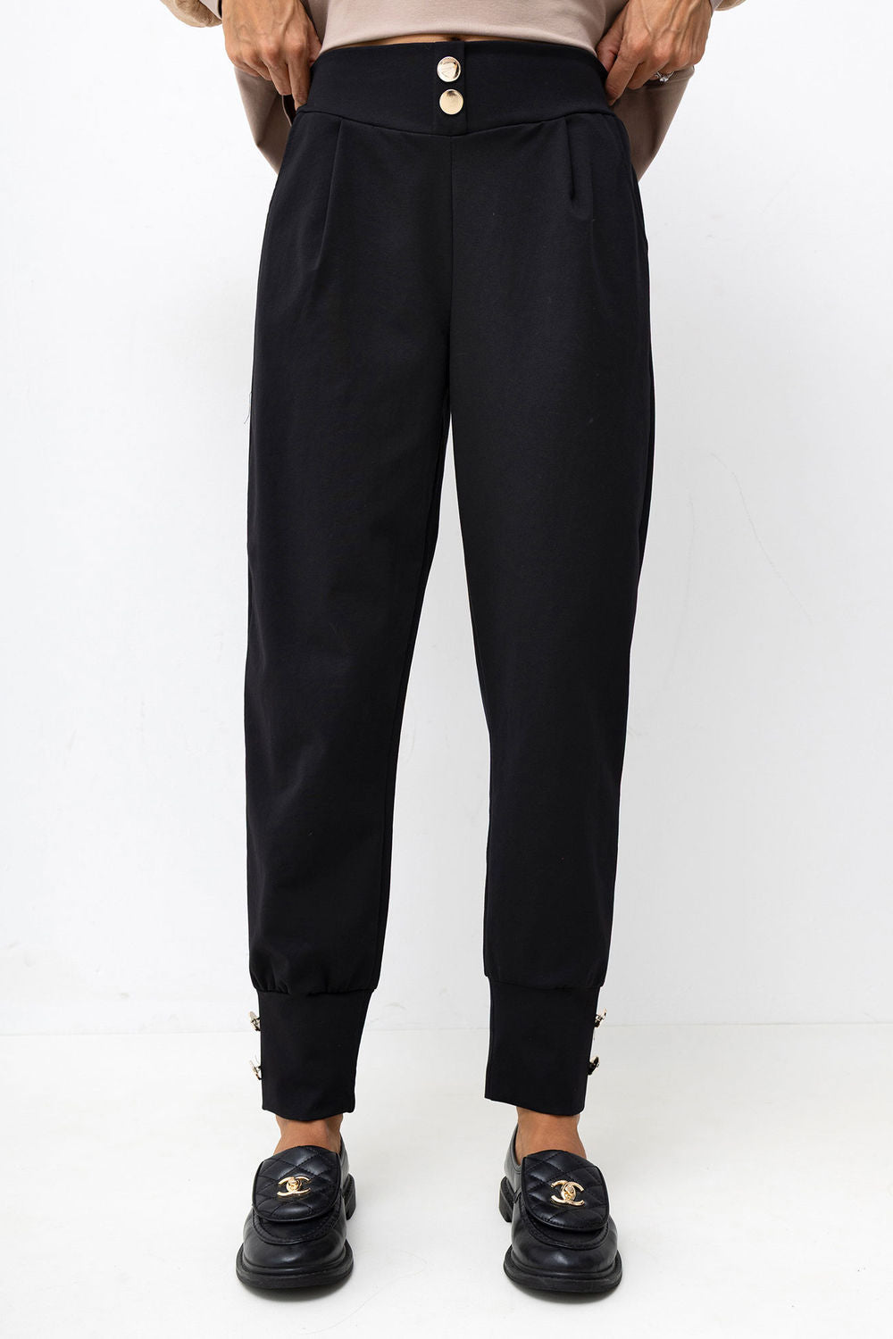 Cotton jogger trousers