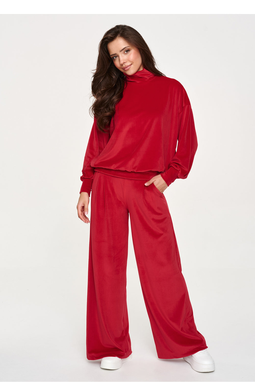 Velour trousers