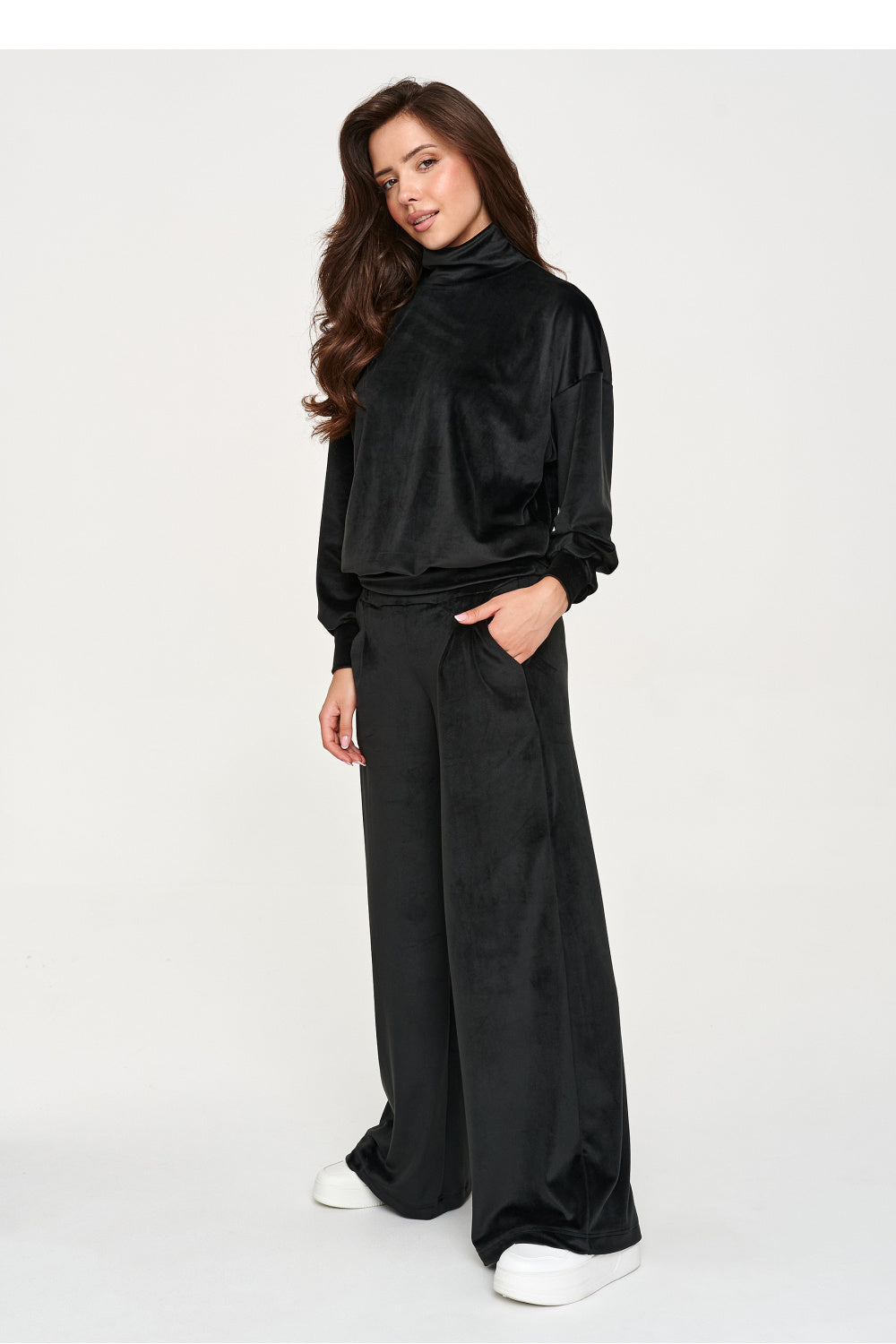 Velour trousers