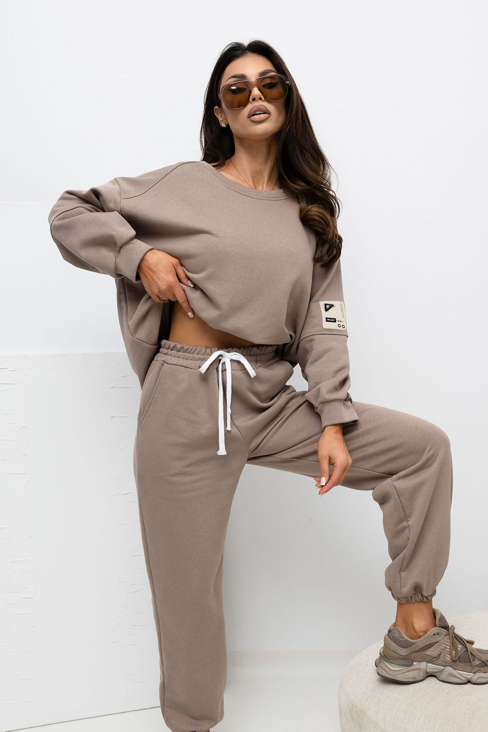 Yellow cotton trousers