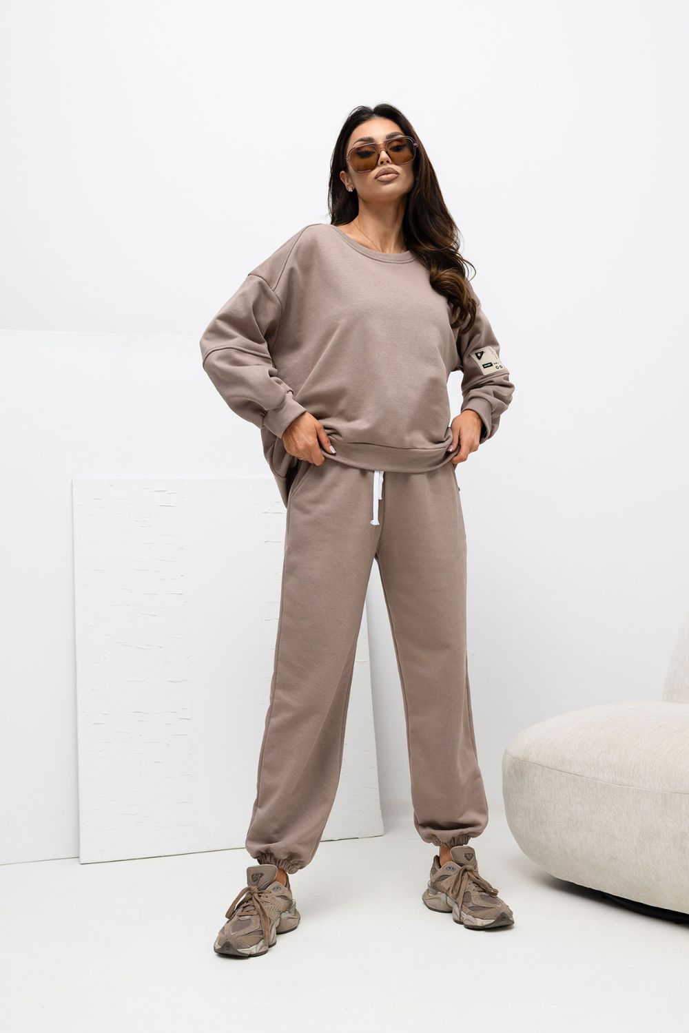 Yellow cotton trousers
