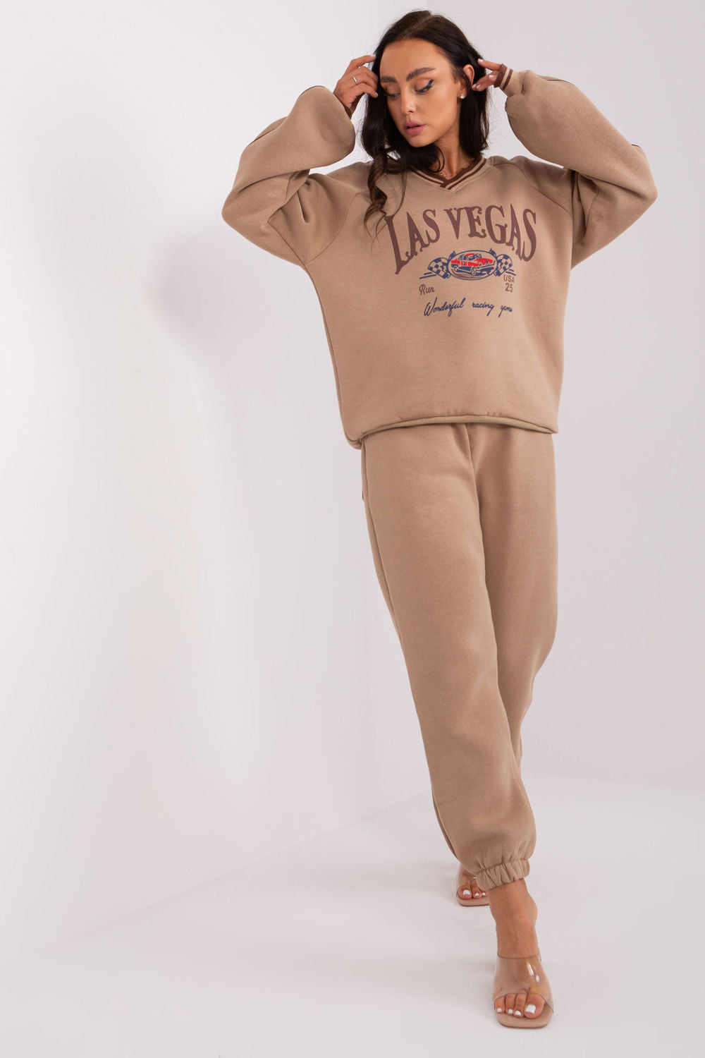 Brown cotton trousers