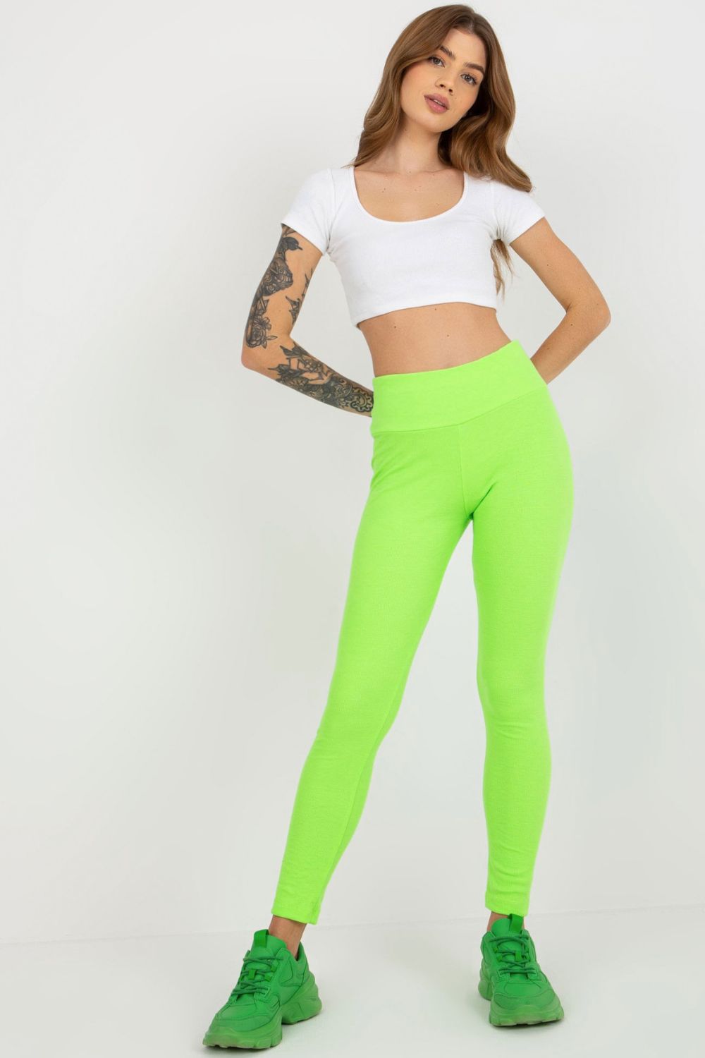 Ribbed leggings