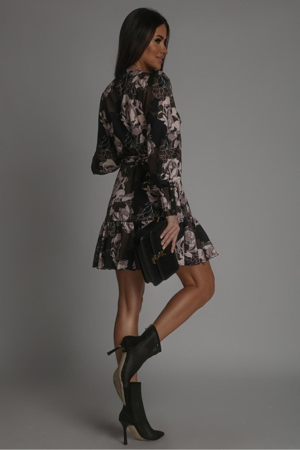 Multicolor viscose dress