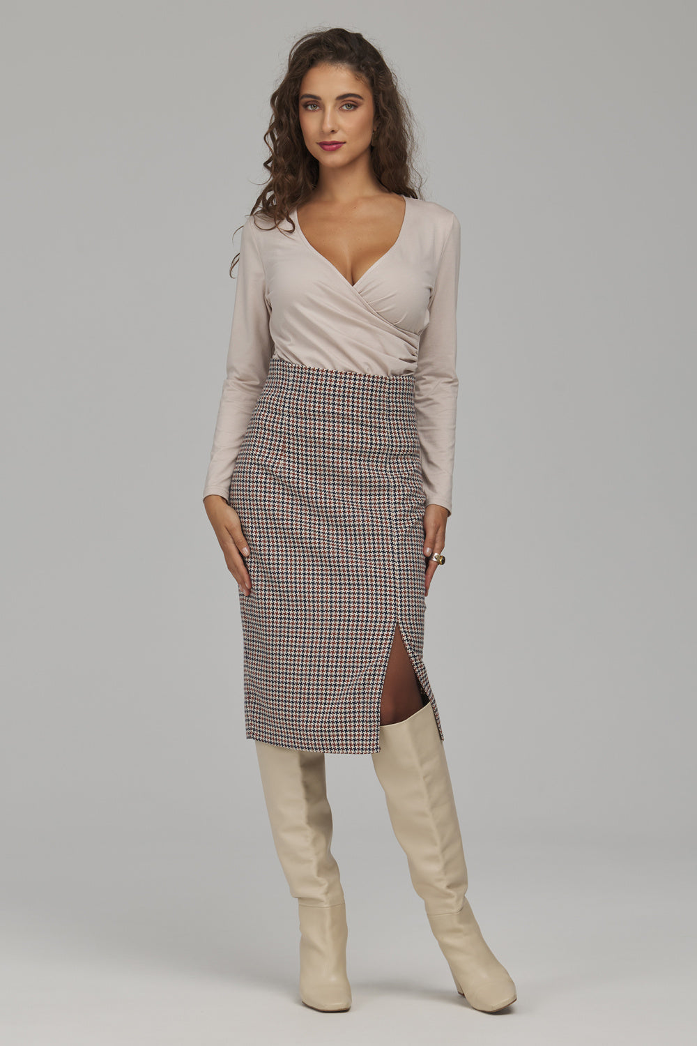 Wrap blouse