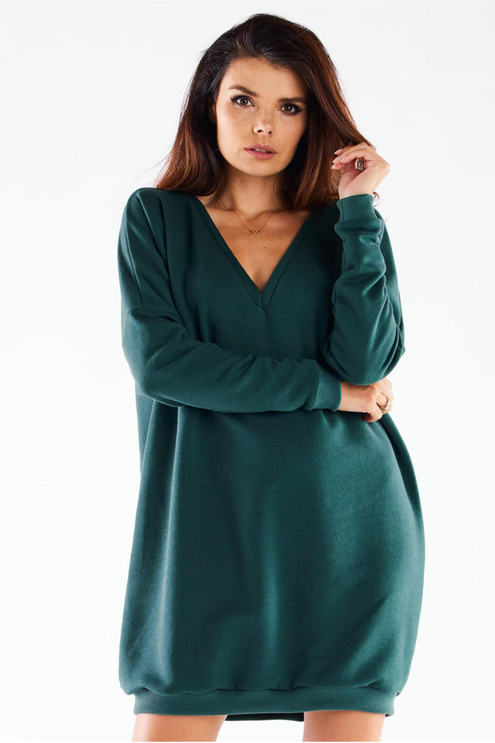 Oversized mini dress