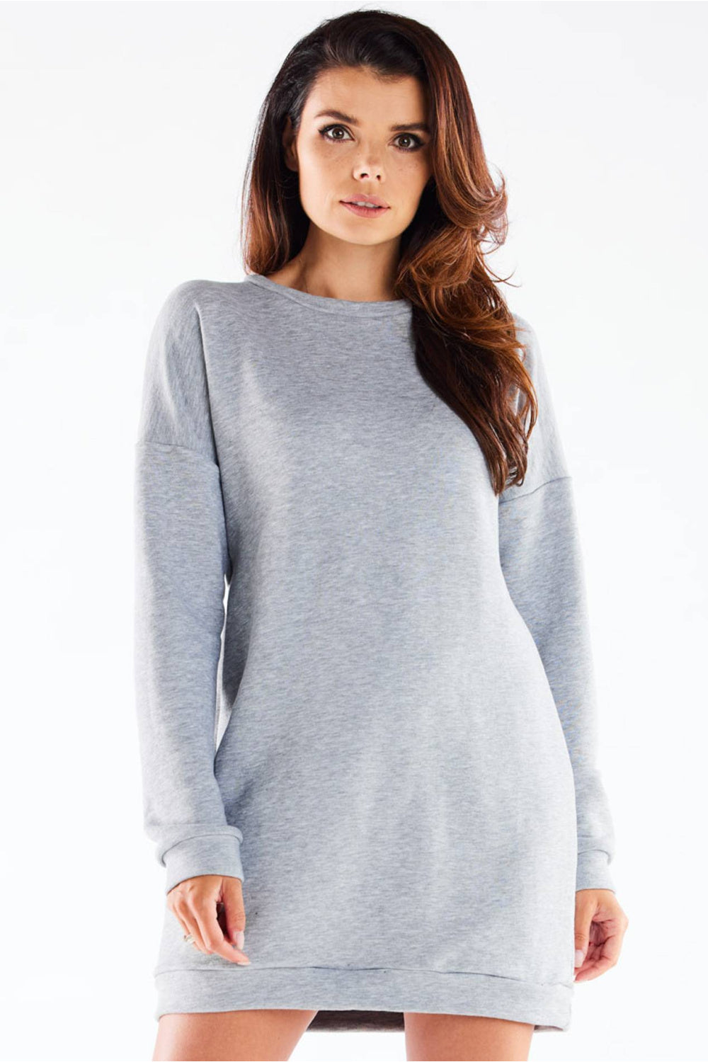 Long-sleeve mini dress