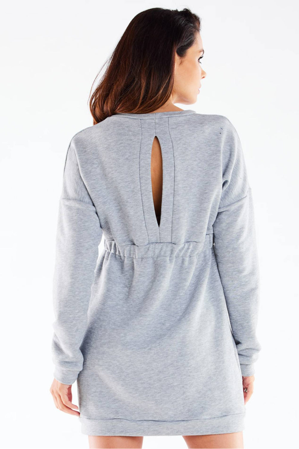 Long-sleeve mini dress