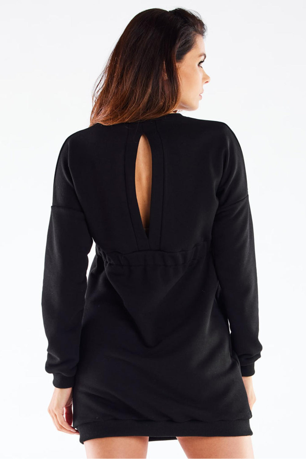 Long-sleeve mini dress