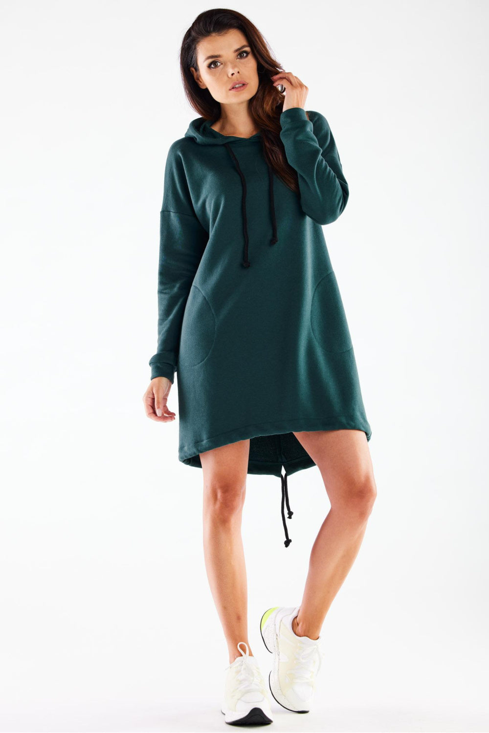 Asymmetric oversized dress