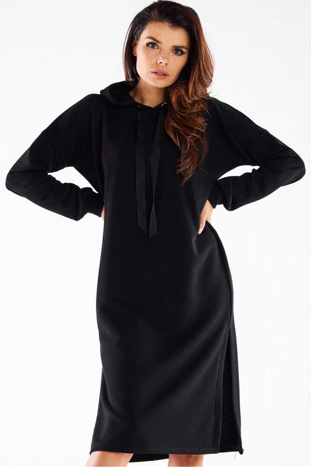 Black oversized dress