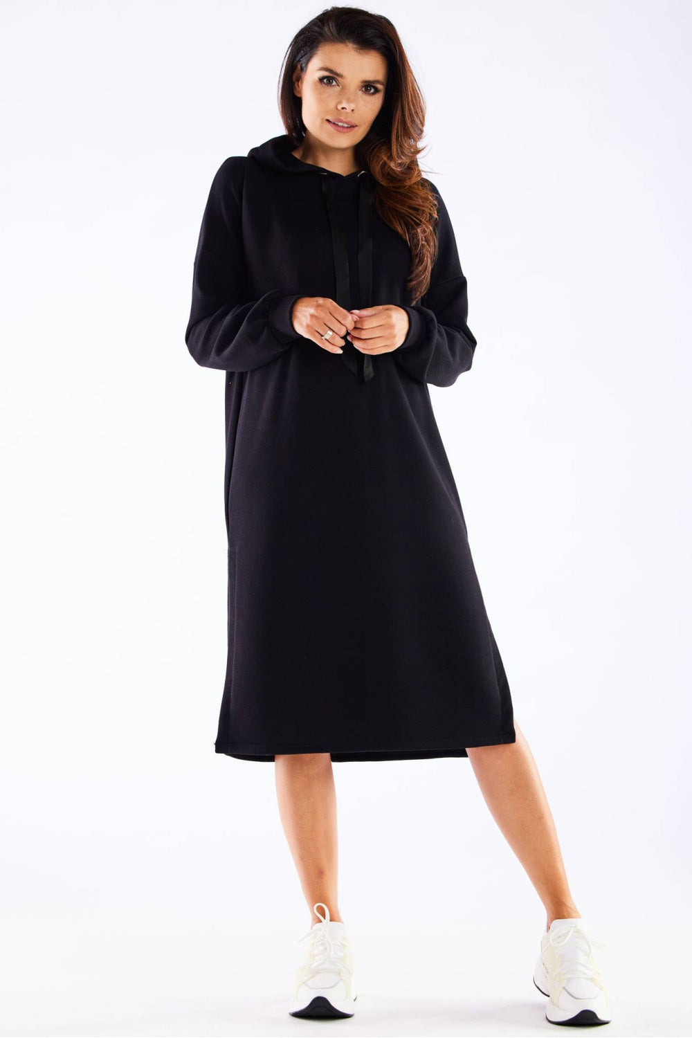 Black oversized dress