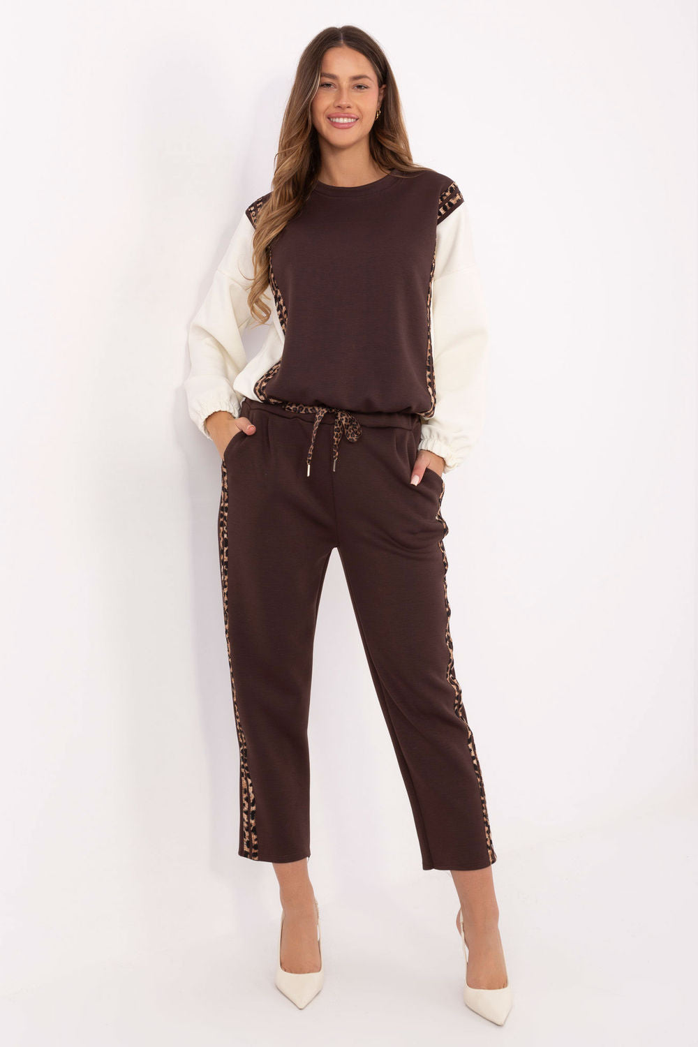 Red soft trousers