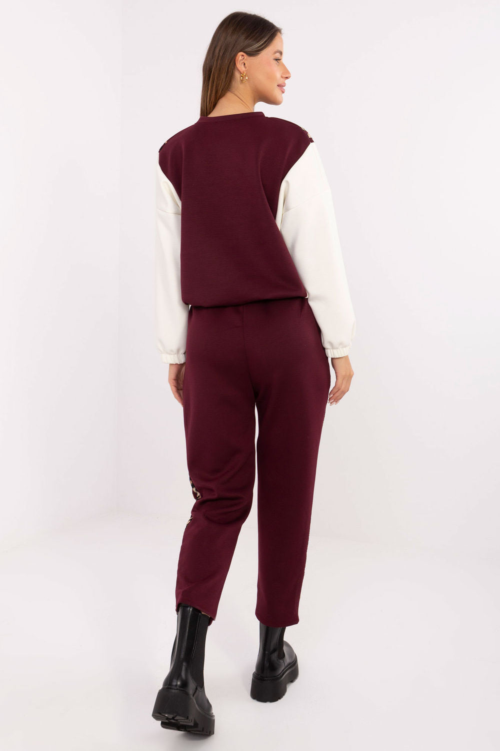 Red soft trousers