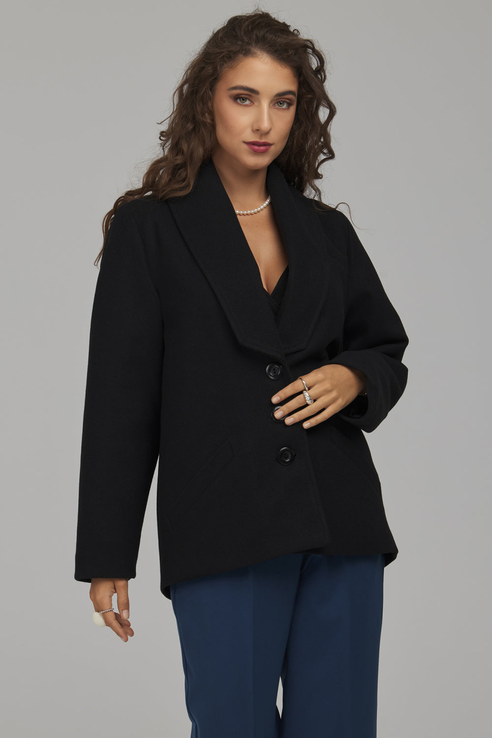 Polyester coat