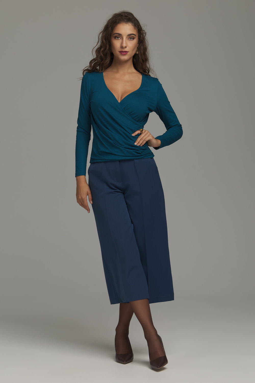 Wrap blouse