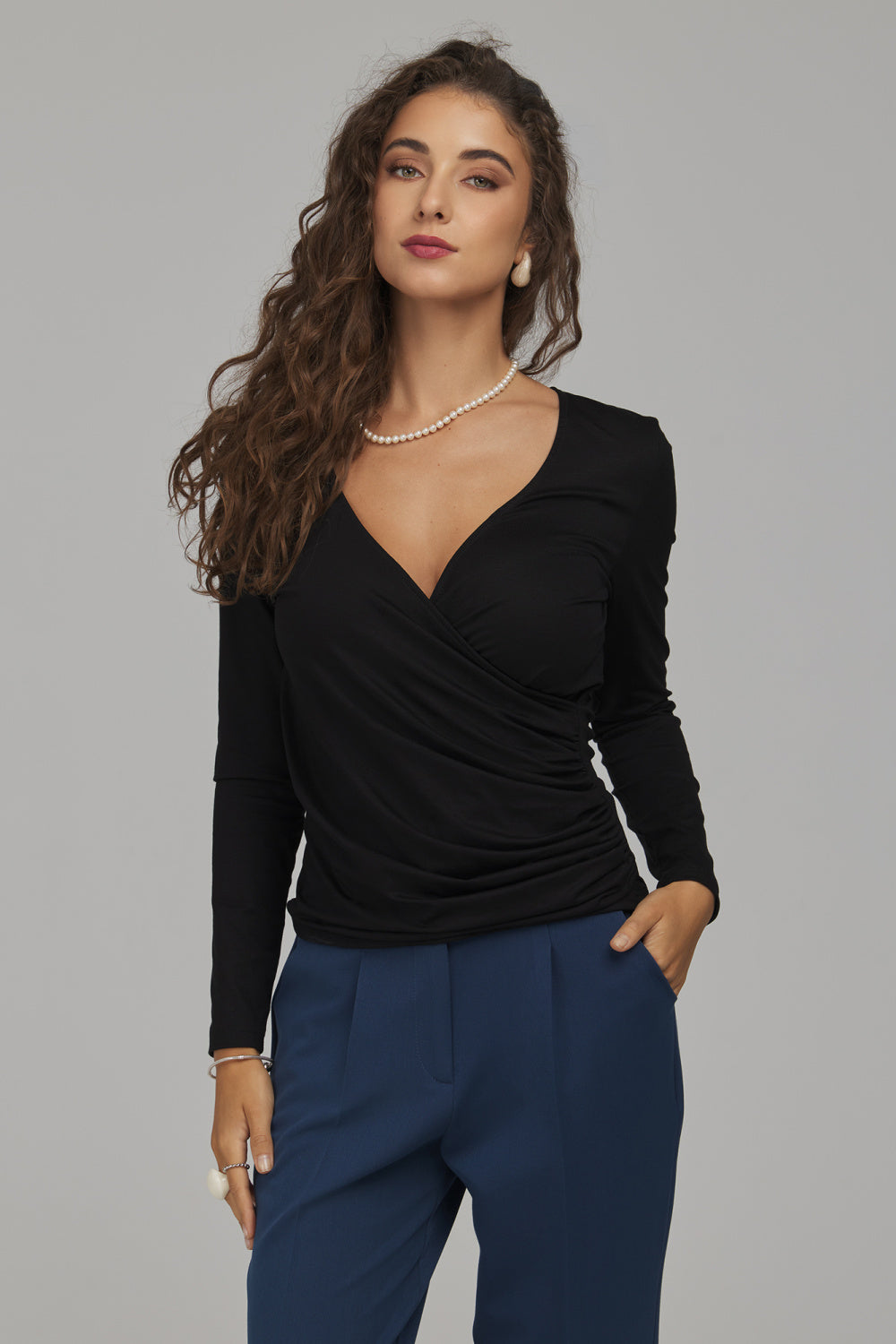 Wrap blouse