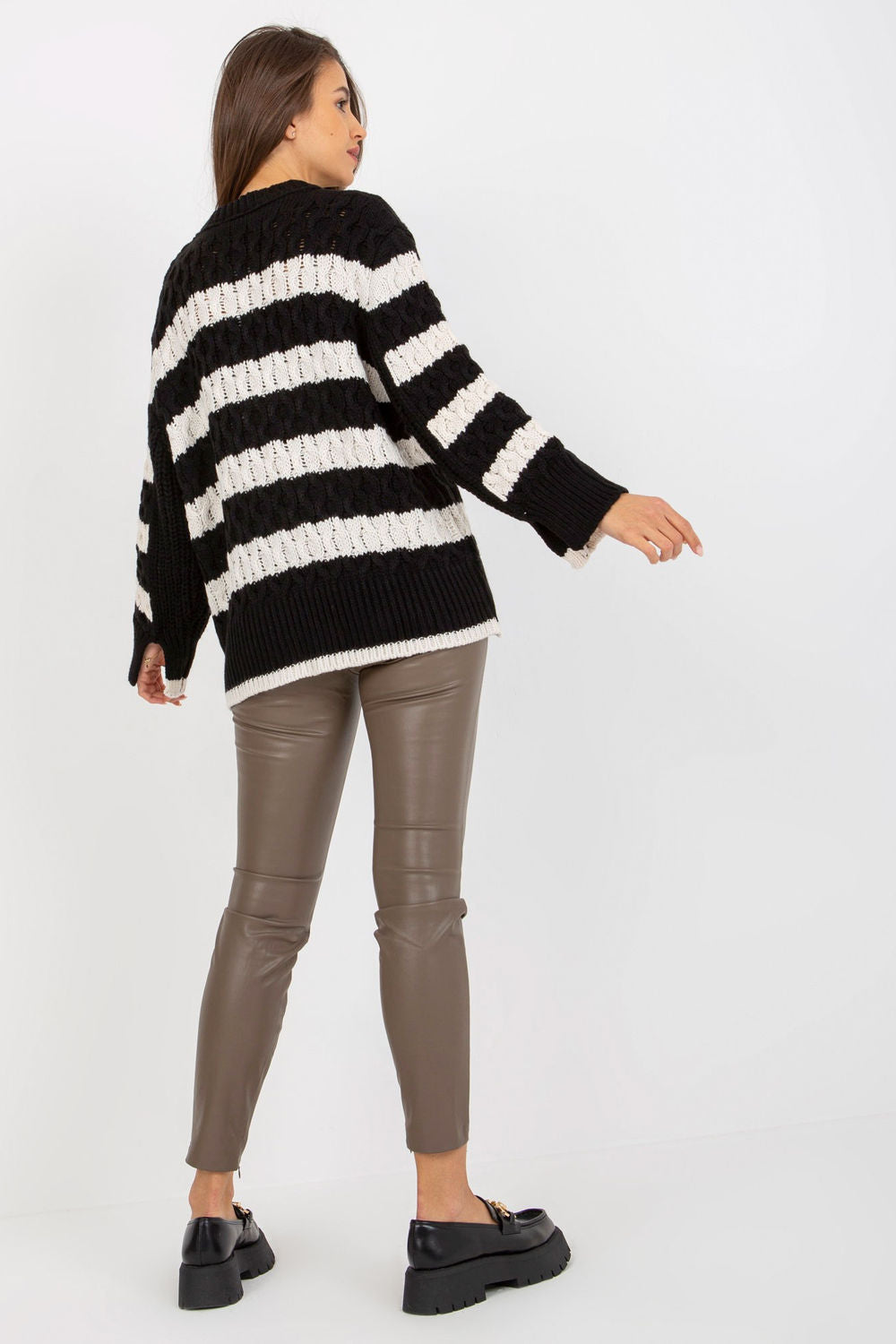 Striped wool jumper
