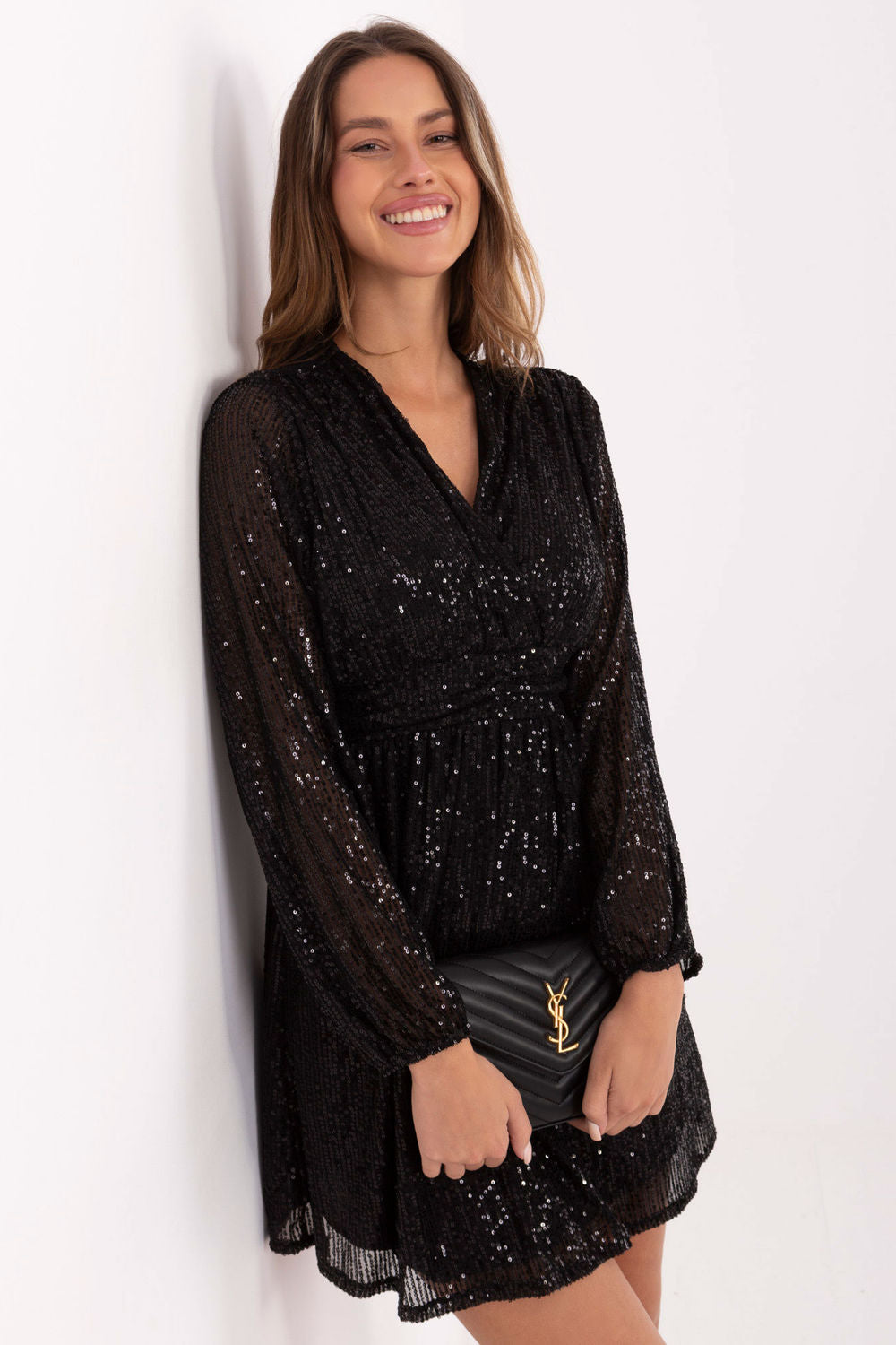 Sequin evening dress