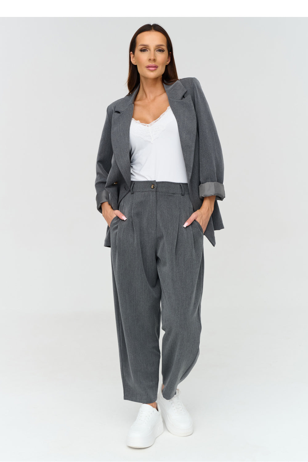 Grey elegant trousers