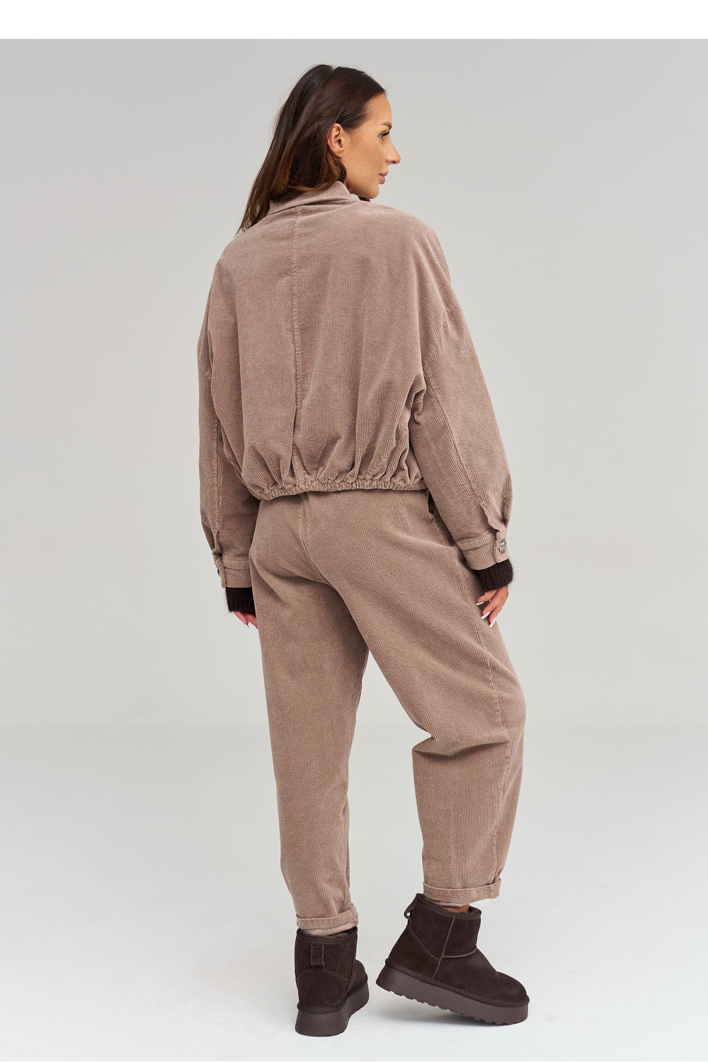 Beige corduroy coat