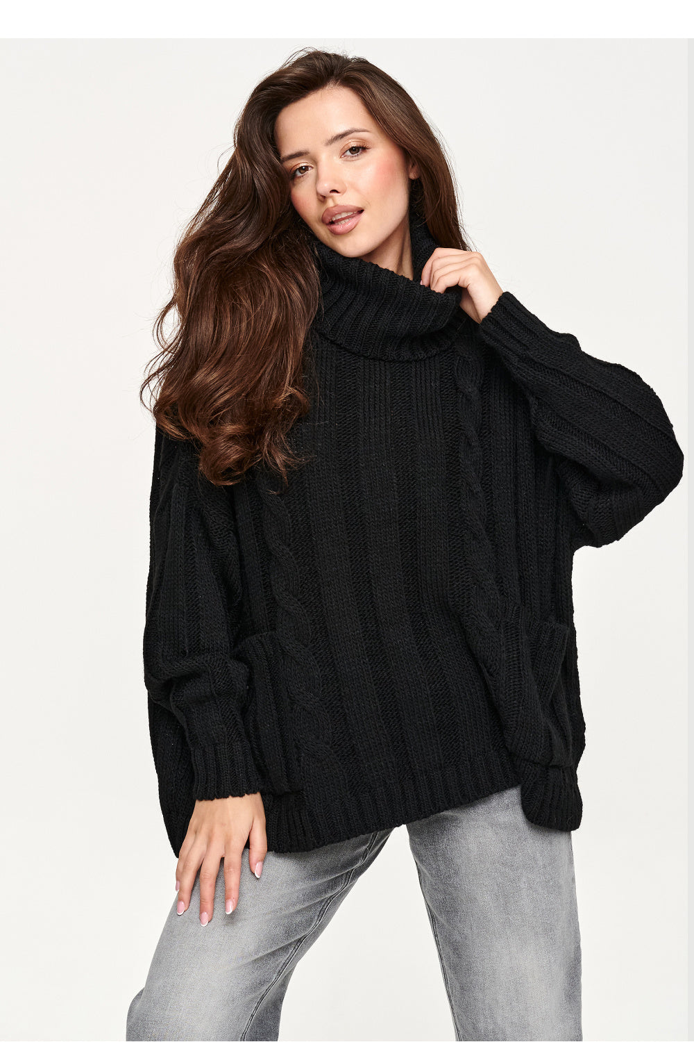 Black oversized jumper