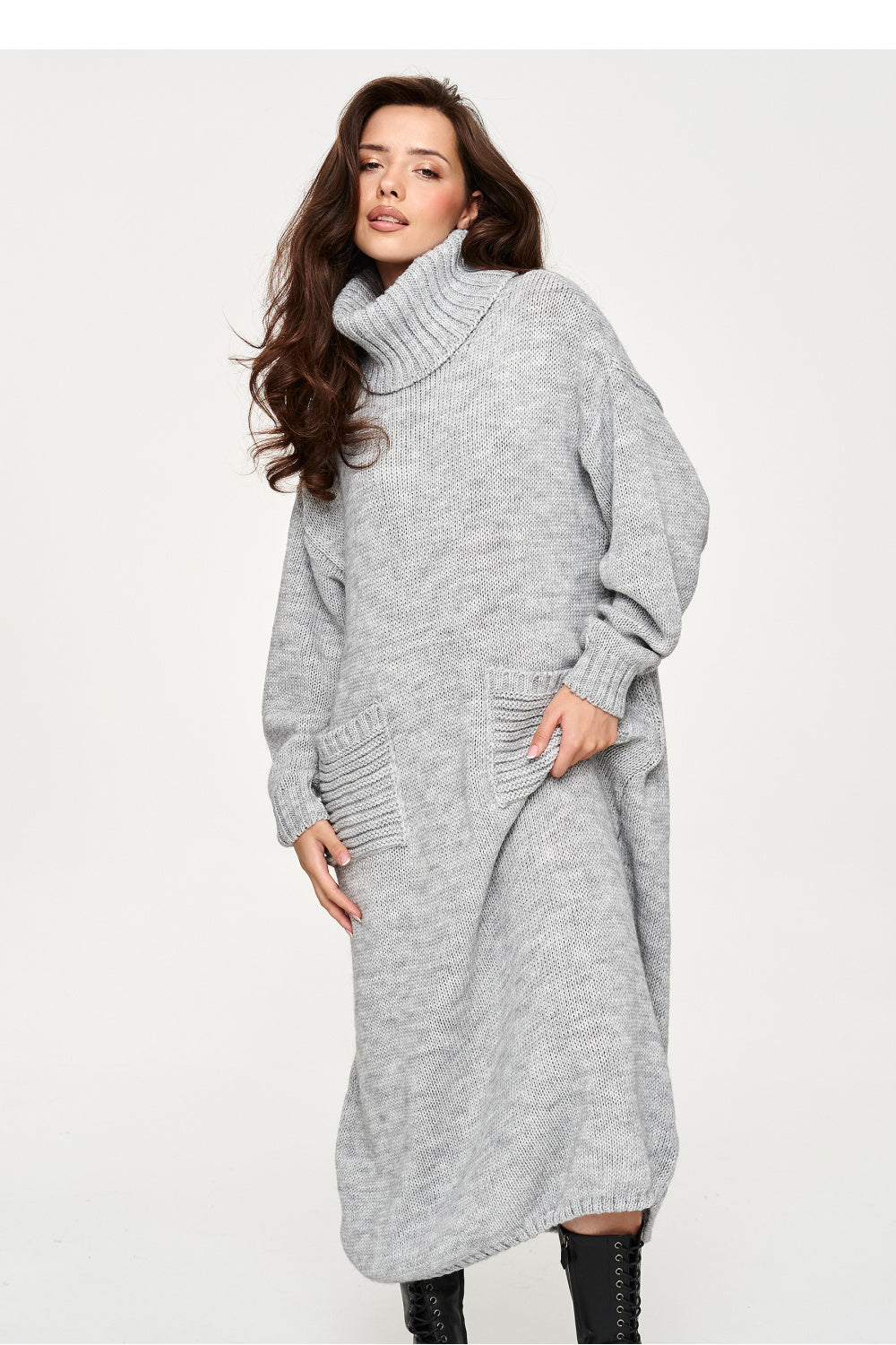 Grey oversized dress