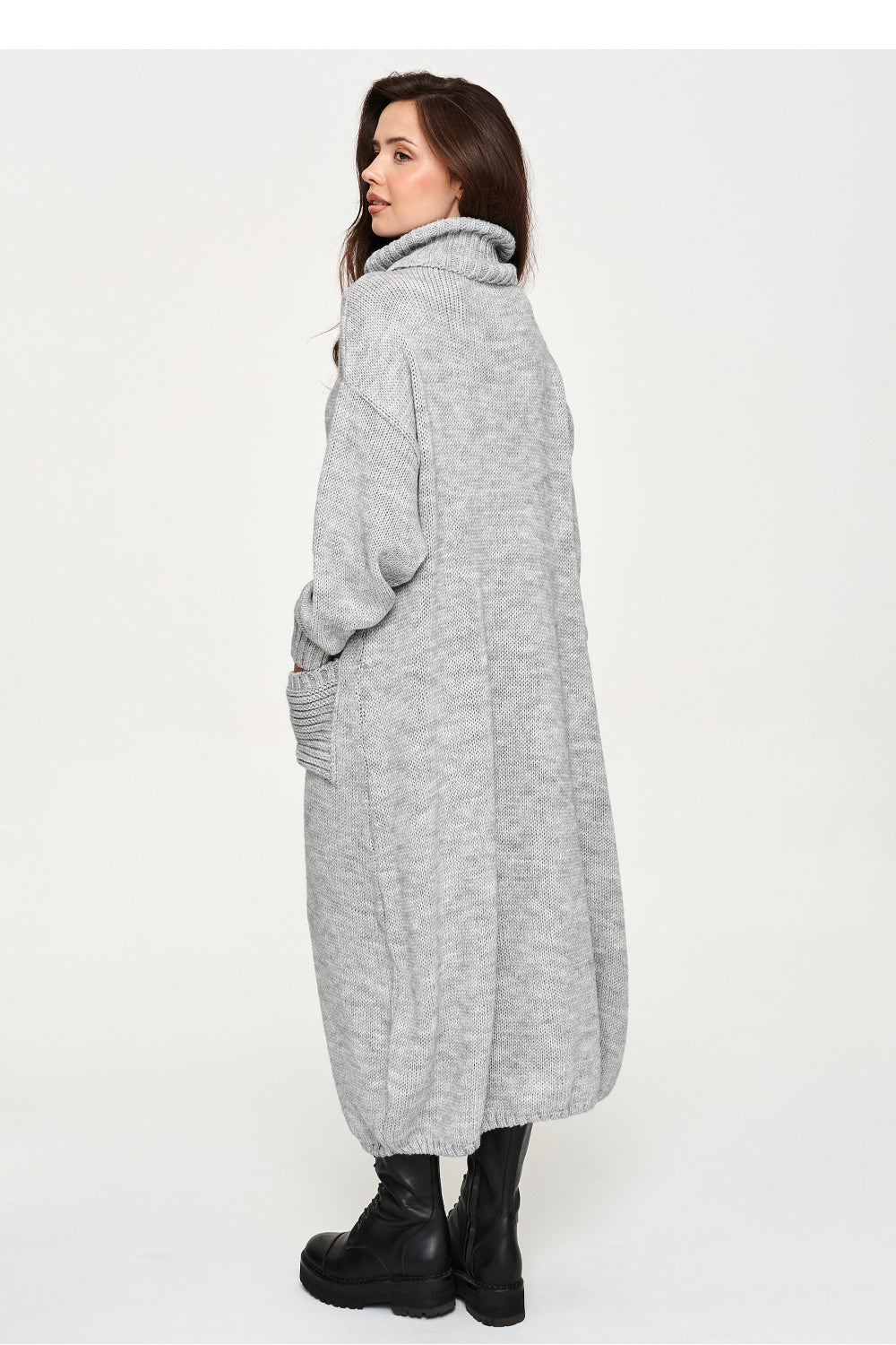 Grey oversized dress