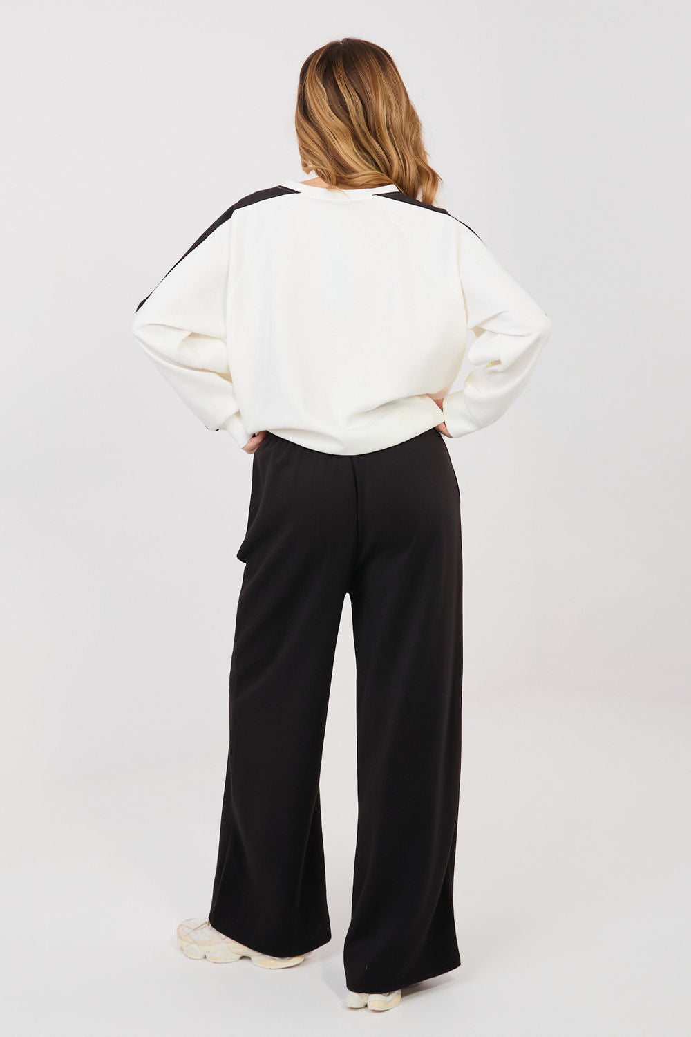 Beige casual trousers