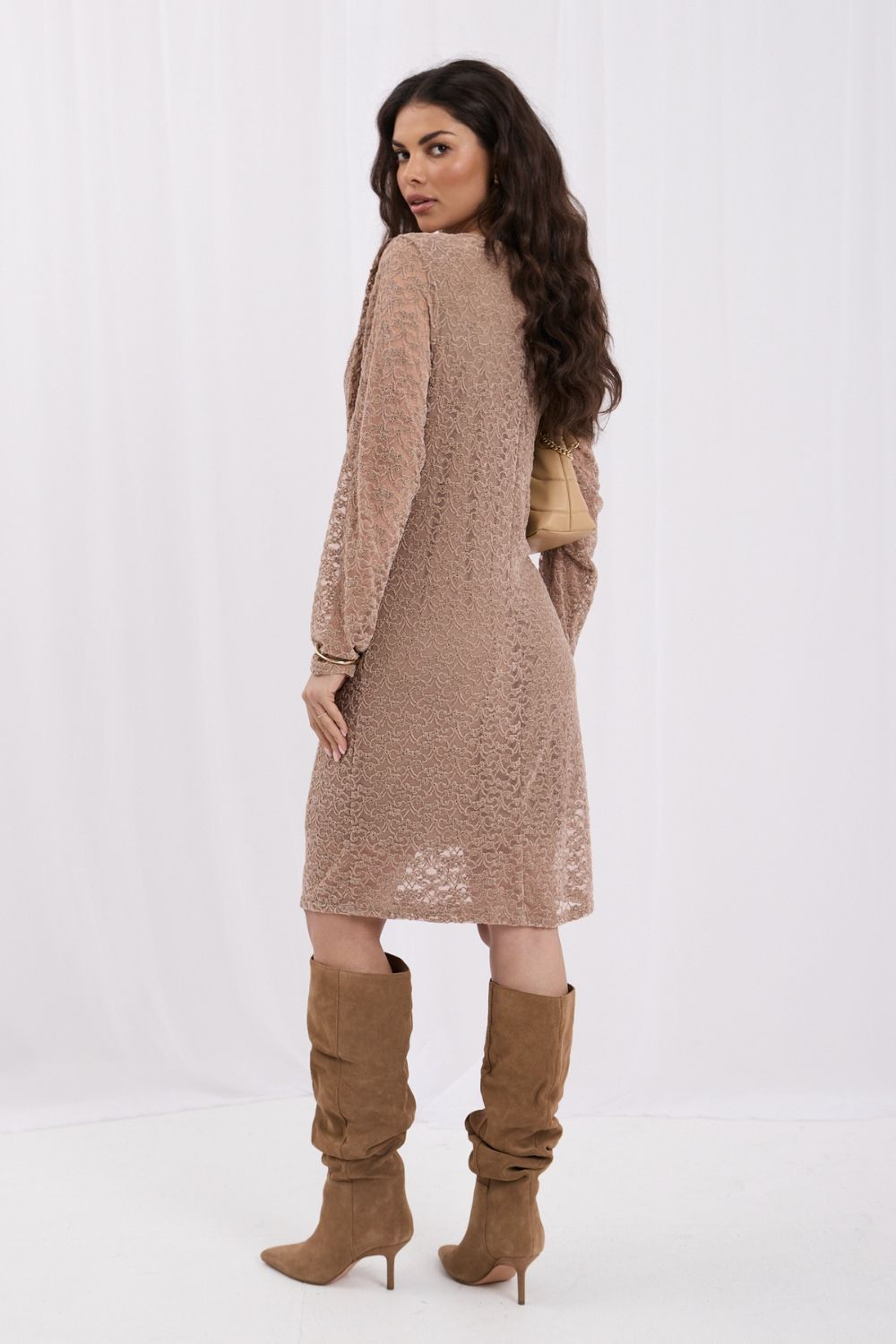 Velvet evening dress