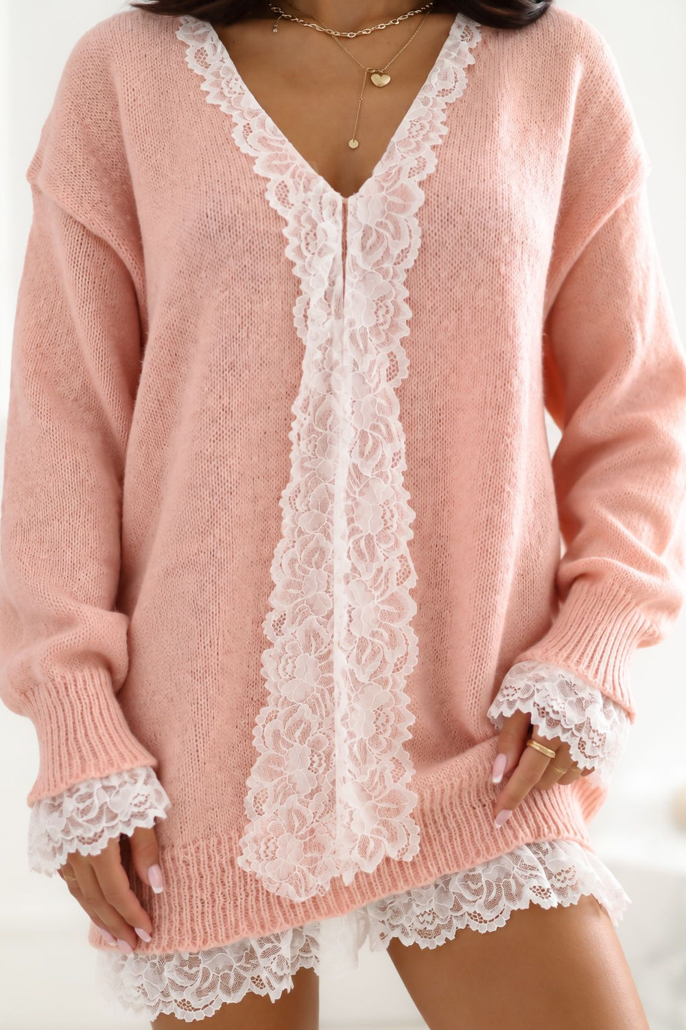 Lace jumper