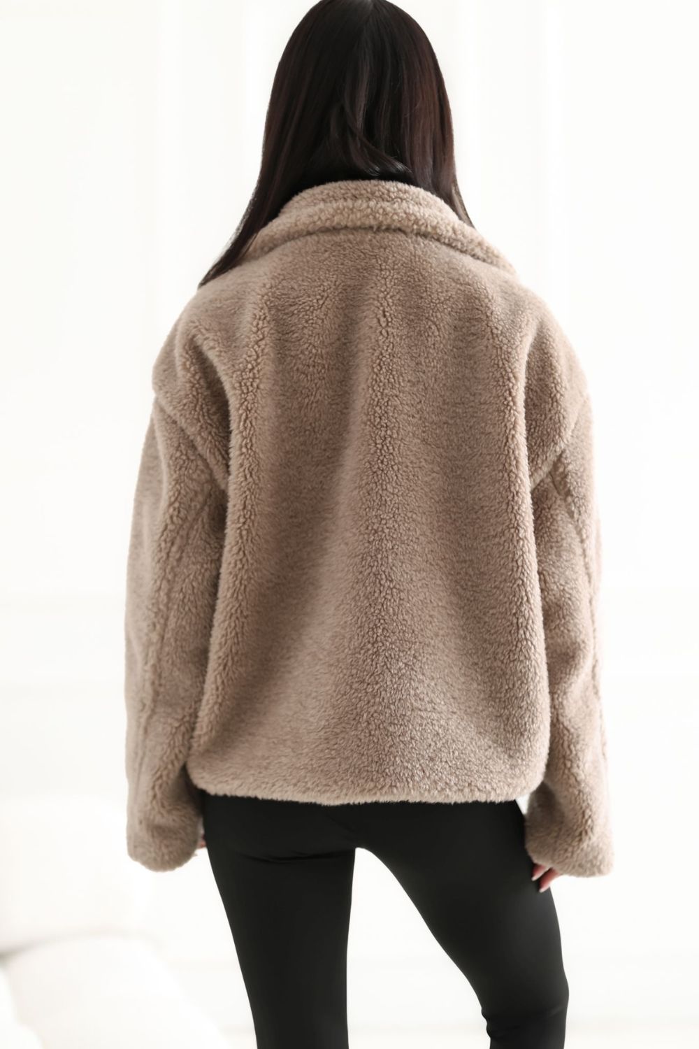 Faux fur coat