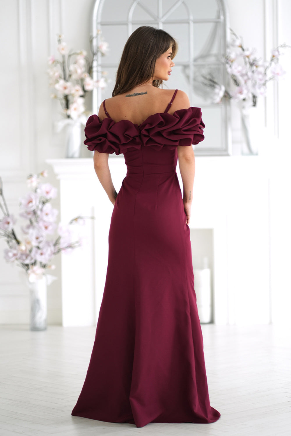 Long dress Bicotone
