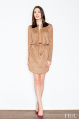 Suede dress