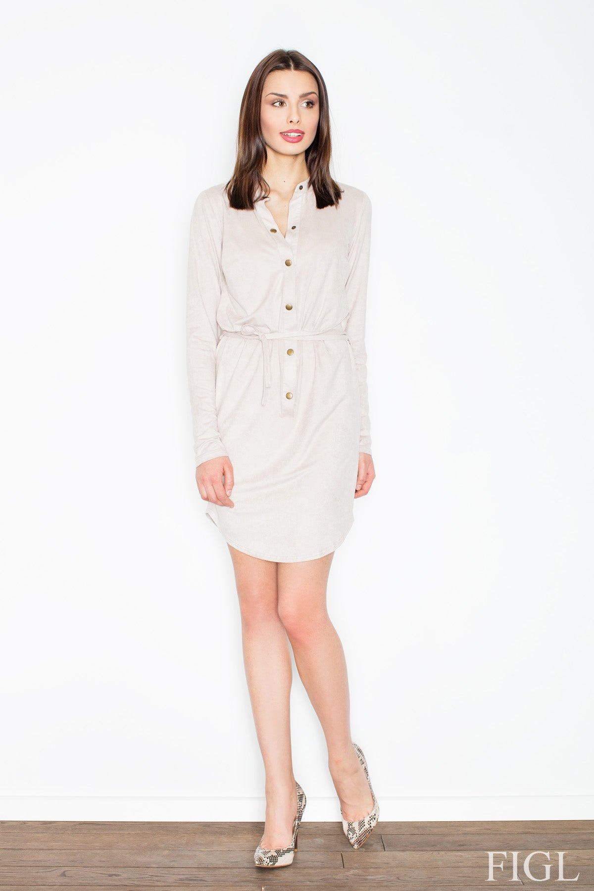 Suede dress