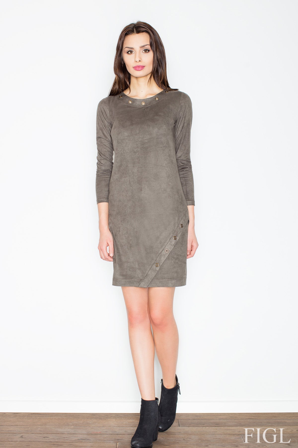 Suede dress