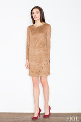 Suede dress