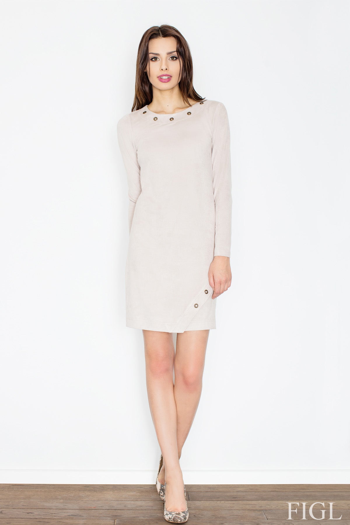 Suede dress
