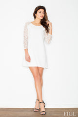 Lace evening dress