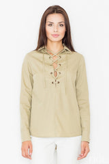 Long-sleeved blouse