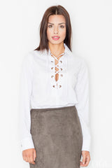 Long-sleeved blouse