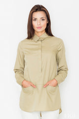 Long sleeve blouse