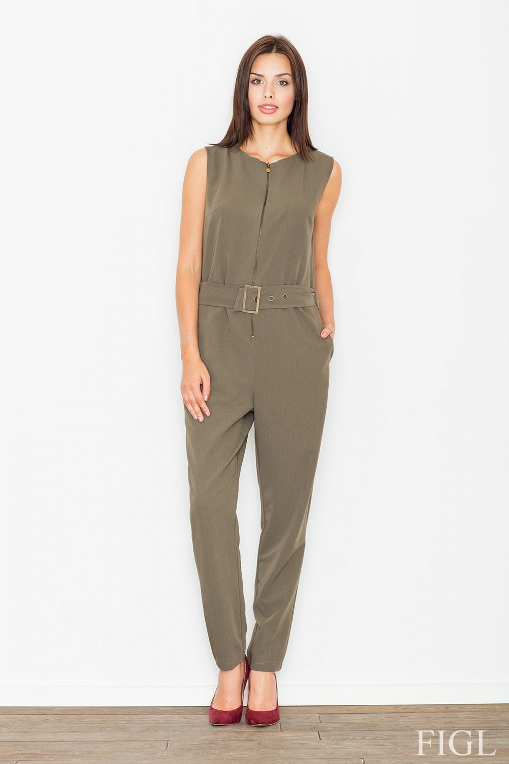 Sleeveless playsuit