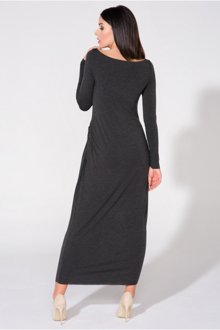 Knit evening dress